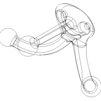 Plastic Triple Coat Hook - Thumbnail 4