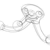 Plastic Triple Coat Hook - Thumbnail 5