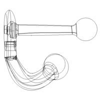 Plastic Triple Coat Hook - Thumbnail 12