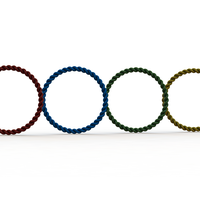 Silicone Braided Wristband - Thumbnail 2