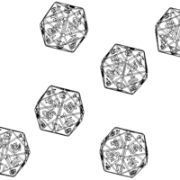 20 Sided Game Dice 6 Colors - Thumbnail 4