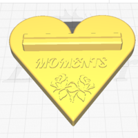 Small Heart Photo Frame 3D Printing 545542