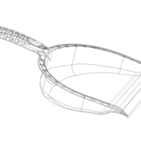 Open Clean Plastic Dustpan - Thumbnail 4