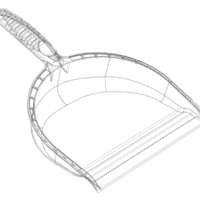 Open Clean Plastic Dustpan - Thumbnail 5