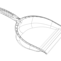 Open Clean Plastic Dustpan - Thumbnail 6