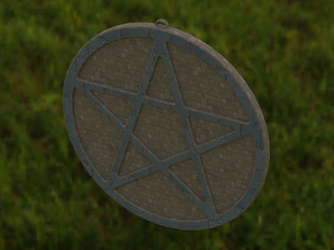 Plastic Pendant Star 3D Print 545636