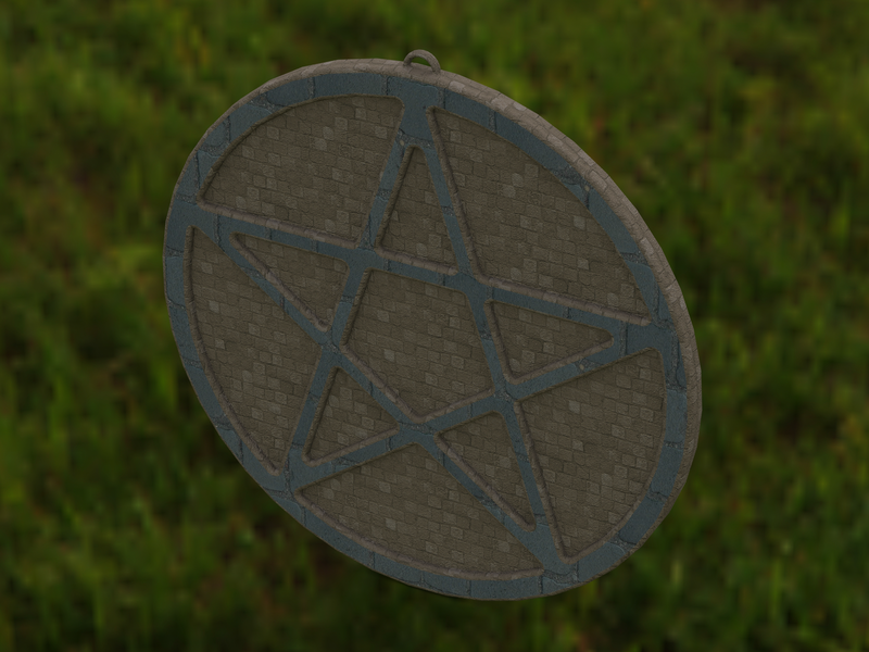 Plastic Pendant Star