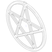Plastic Pendant Star - Thumbnail 5