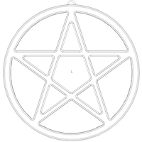 Plastic Pendant Star - Thumbnail 9