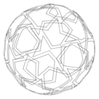 Wireframe Shape Geometric Finale Ball - Thumbnail 5