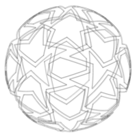 Wireframe Shape Geometric Finale Ball - Thumbnail 8