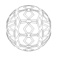 Wireframe Shape Geometric Finale Ball - Thumbnail 13