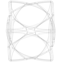 Wireframe Shape Geometric Complex Cube - Thumbnail 7