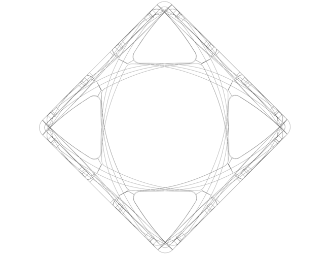 Wireframe Shape Geometric Complex Cube 3D Print 545758