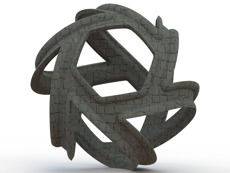 Wireframe Shape Geometric Keyshot Ball