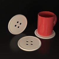 Clothes Button Coasters - Thumbnail 2