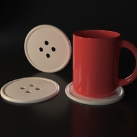 Clothes Button Coasters - Thumbnail 3