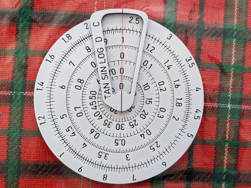 Scientific Circular Slide Ruler