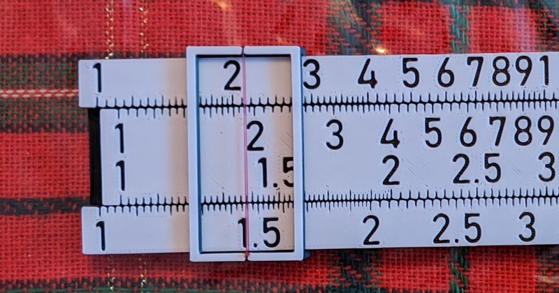 Large Print Slide Ruler