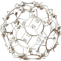 Wireframe Shape Geometric Companion Dodecahedron - Thumbnail 2