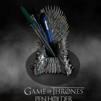  Iron throne pen holder - Thumbnail 1