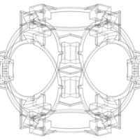 Wireframe Shape Geometric Companion Cube - Thumbnail 11