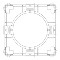 Wireframe Shape Geometric Companion Cube - Thumbnail 12
