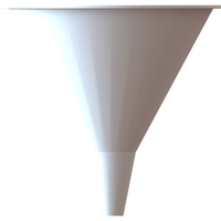 Plastic Round Shaped Utility Funnel - Thumbnail 2