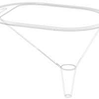 Plastic Slot Shaped Funnel - Thumbnail 4