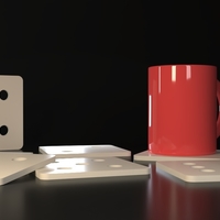 Dice Coasters - Thumbnail 1