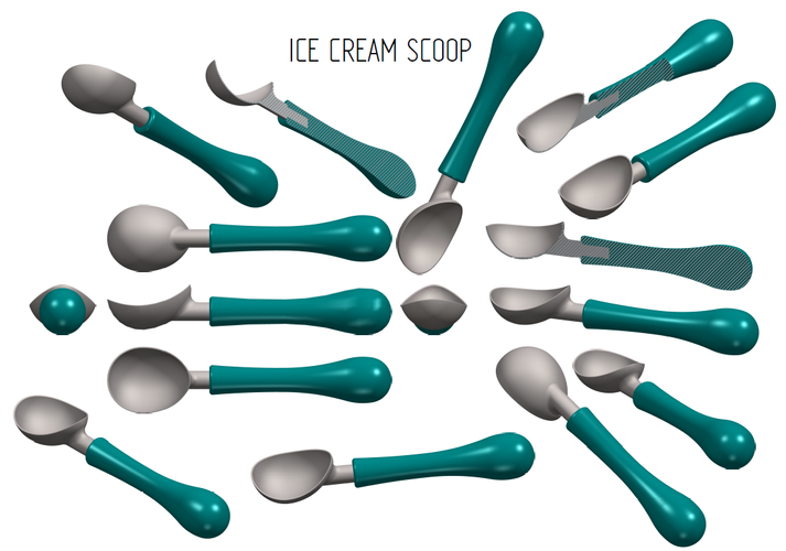 Ice-cream Scoop 3D Print 546088