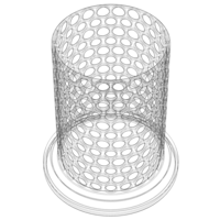 Plastic Organizer Round Holder 7 cm - Thumbnail 8