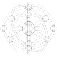 Wireframe Shape Geometric Sphere Linked - Thumbnail 4