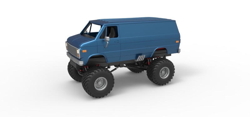 Monster Truck Van Version 2 Scale 1:25