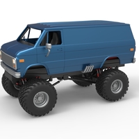Monster Truck Van Version 2 Scale 1:25 - Thumbnail 1