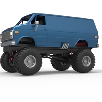 Monster Truck Van Version 2 Scale 1:25 - Thumbnail 2