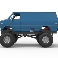 Monster Truck Van Version 2 Scale 1:25 - Thumbnail 8