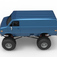 Monster Truck Van Version 2 Scale 1:25 - Thumbnail 9