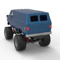 Monster Truck Van Version 2 Scale 1:25 - Thumbnail 13