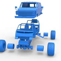 Monster Truck Van Version 2 Scale 1:25 - Thumbnail 20