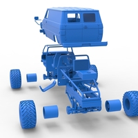 Monster Truck Van Version 2 Scale 1:25 - Thumbnail 24