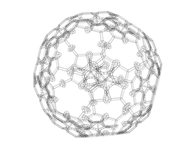 Wireframe Shape Sierpinski Buckyball 3D Print 546254