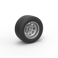 Wheel from Asphalt Modified stock car V3 Scale 1:25 - Thumbnail 1