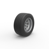 Wheel from Asphalt Modified stock car V3 Scale 1:25 - Thumbnail 2