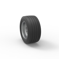 Wheel from Asphalt Modified stock car V3 Scale 1:25 - Thumbnail 8