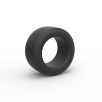 Tire of Asphalt Modified stock car Scale 1:25 - Thumbnail 1