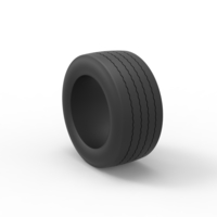 Tire of Asphalt Modified stock car Scale 1:25 - Thumbnail 8