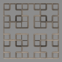 Wireframe Shape Mosely Snowflake - Thumbnail 2