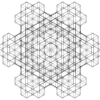 Wireframe Shape Mosely Snowflake - Thumbnail 4