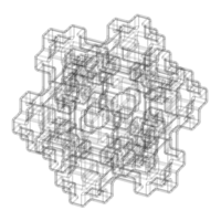 Wireframe Shape Mosely Snowflake - Thumbnail 5